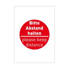 Vorgedruckte Hygiene-Plakate