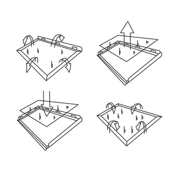 Kundenstopper, 42 mm Safety-Profil, silber ++SONDERPOSTEN++